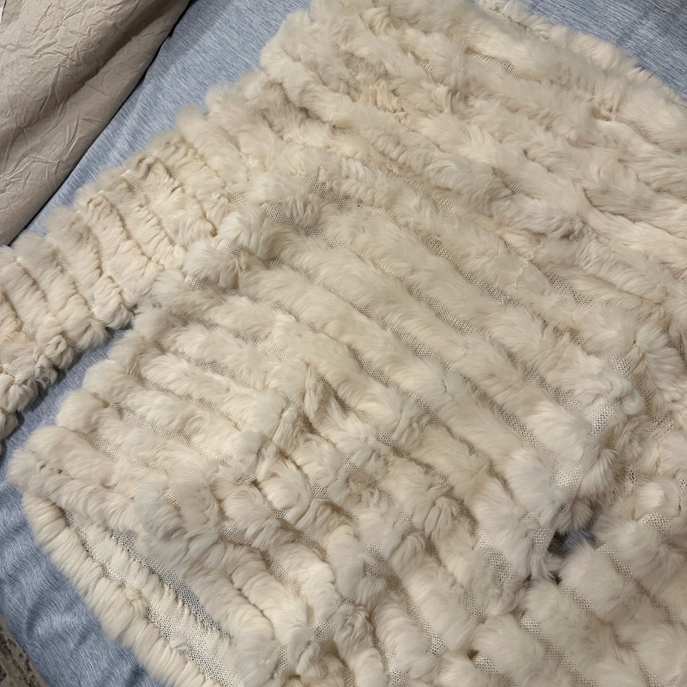 BCBG MaxAzria Rabbit Fur Sweater - Picture 4 of 4
